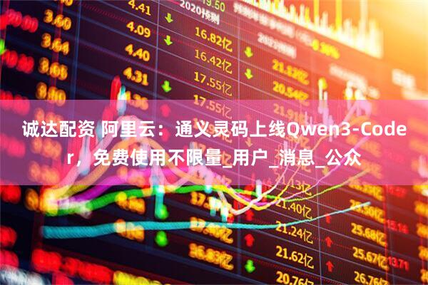 诚达配资 阿里云：通义灵码上线Qwen3-Coder，免费使用不限量_用户_消息_公众