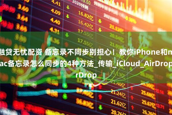 融贷无忧配资 备忘录不同步别担心！教你iPhone和mac备忘录怎么同步的4种方法_传输_iCloud_AirDrop