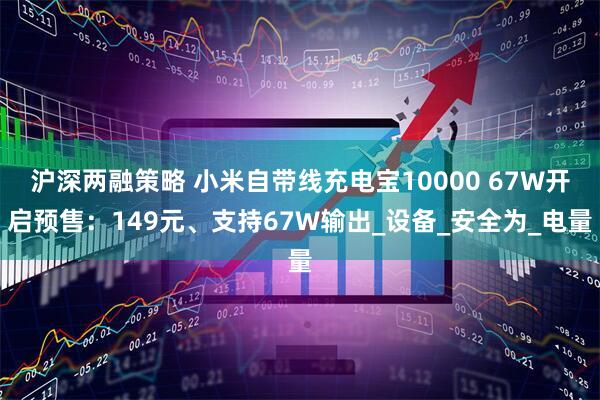 沪深两融策略 小米自带线充电宝10000 67W开启预售：149元、支持67W输出_设备_安全为_电量