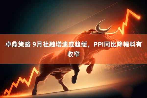 卓鼎策略 9月社融增速或趋缓,PPI同比降幅料有收窄
